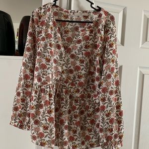 Loft Peplum Top